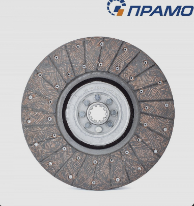 Диск сцепления ЗиЛ 130-1601130Е безасбест.накладка "Прамо"