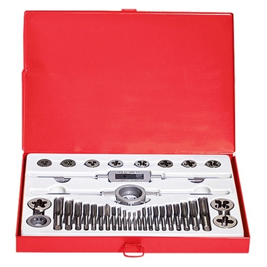 Набор метчиков и плашек М3-М16 36предм. "MATRIX"   77339