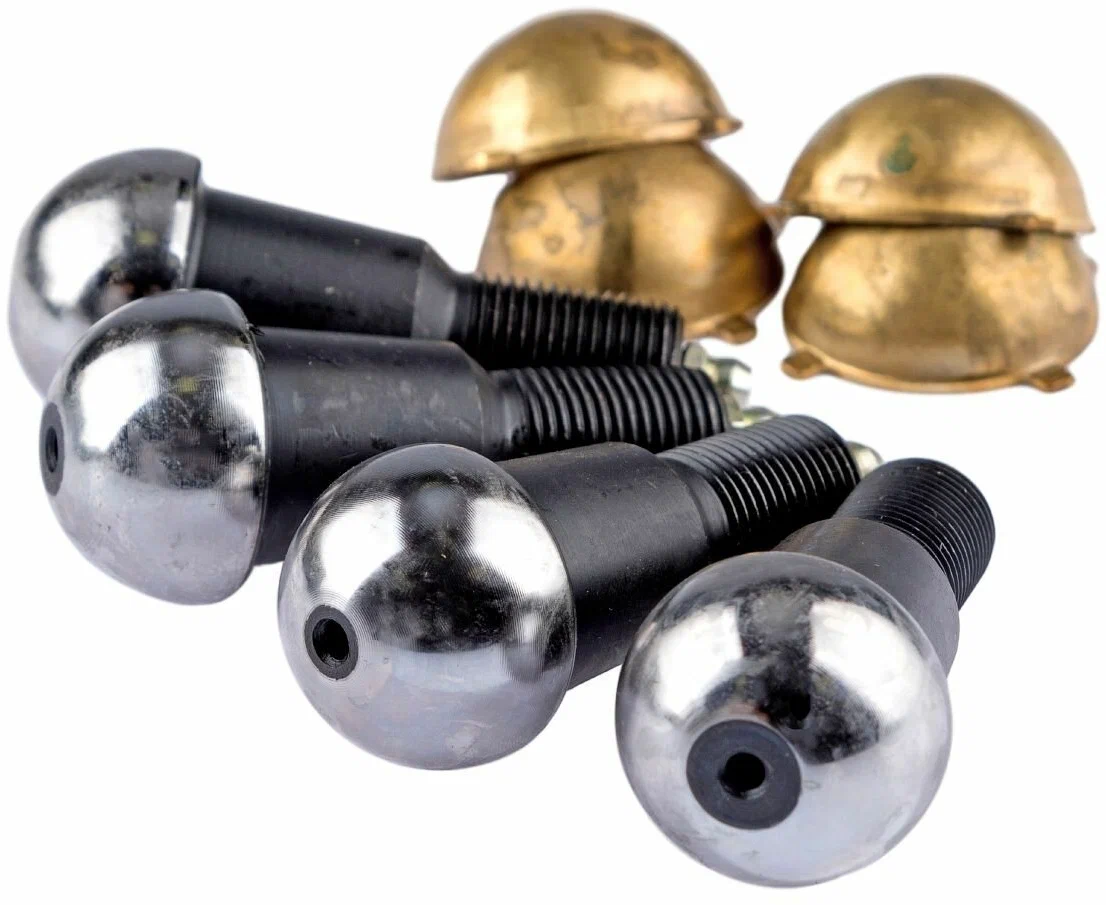 Шкворня повор.кулака УАЗ 3160-2304019-01 на вклад.латунь.4шт. "Н.Н."