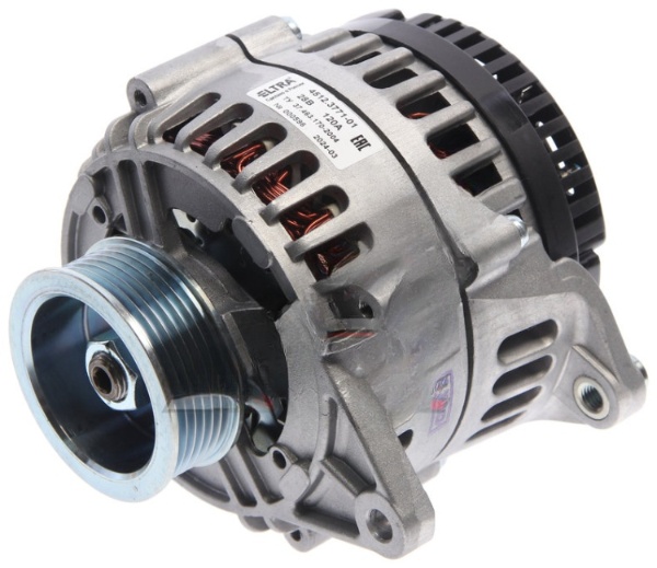 Генератор МАЗ 4512.3771-01 двиг.ЯМЗ-236,238  120А 6 ручьев "ELTRA" 