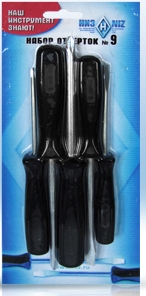 Набор отверток №9 из 5-ти шт.(скин-упаковка)  "НИЗ"  57135215