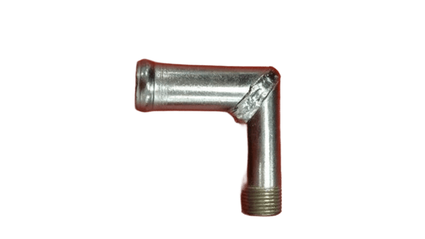 Переходник отопителя угольник D-16 с резьбой металлический 16х16-укр "Н.Н."