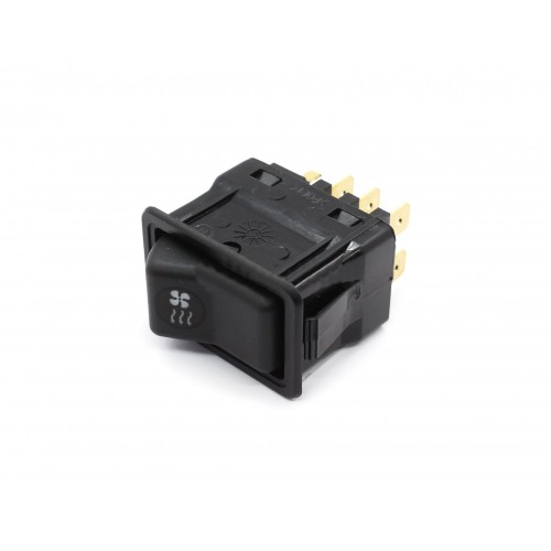 Клавиша вентилятора отопителя ПАЗ, ГАЗ-3310 "Валдай"  82.3709-04.09 "АА"