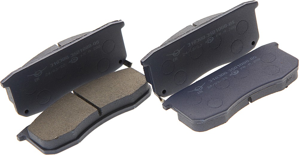 Колодки торм.пер.3163-3501088 (к-т 4шт) "УАЗ"