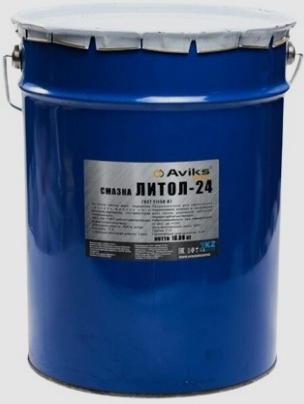 Смазка Литол-24  /ведро по 18 кг/ В КИЛОГРАММАХ "Aviks"