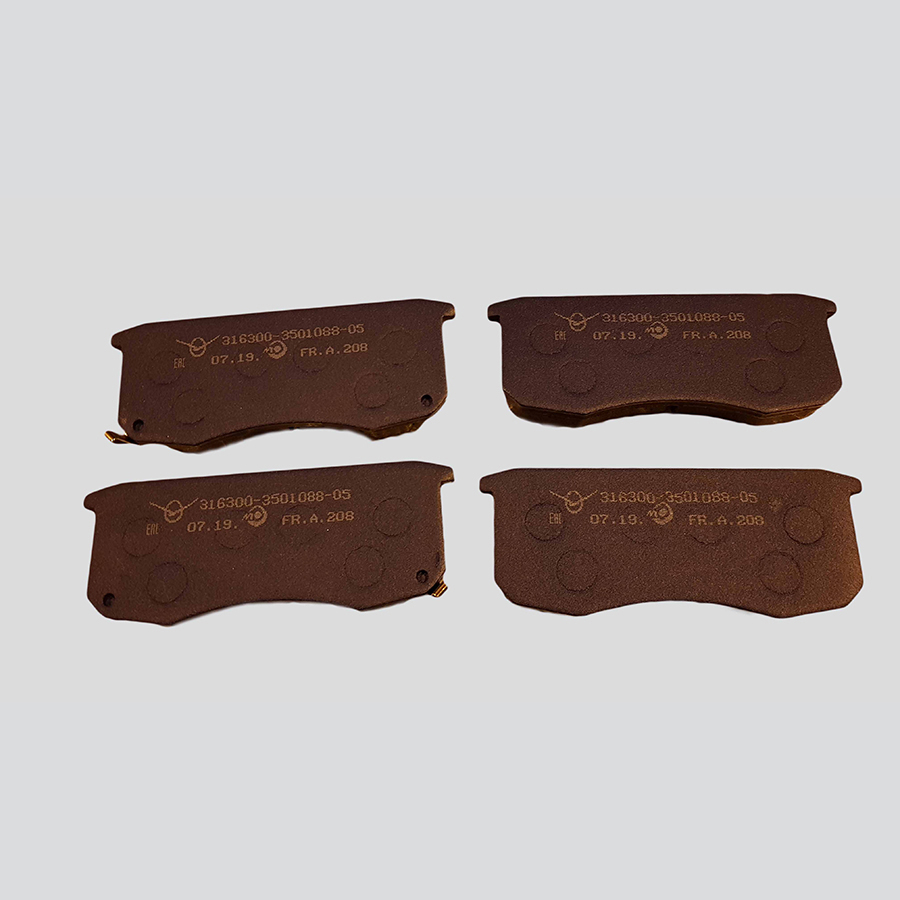 Колодки торм.пер.3163-3501088-05 с датчиком износа (к-т 4шт) "УАЗ"