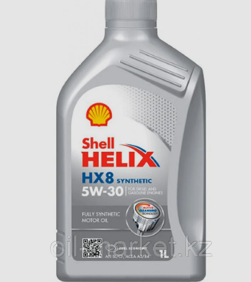 Масло 5W-30 Helix НХ8 synthetic (SN/CF/A3/B4) 1л. "Shell"