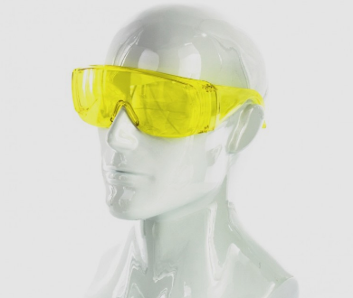 Очки защит.открытого типа,желтые, ударопроч. Сибртех  89157