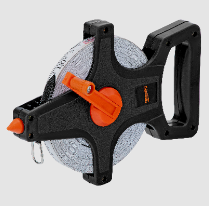 Рулетка геодезич.50м*12,5мм открыт.корп.лента ПВХ  314405