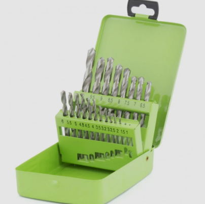 Набор сверл по металлу 1-10 мм (через 0,5 мм+3,2+4,8 мм) 21шт. Сибртех  723756