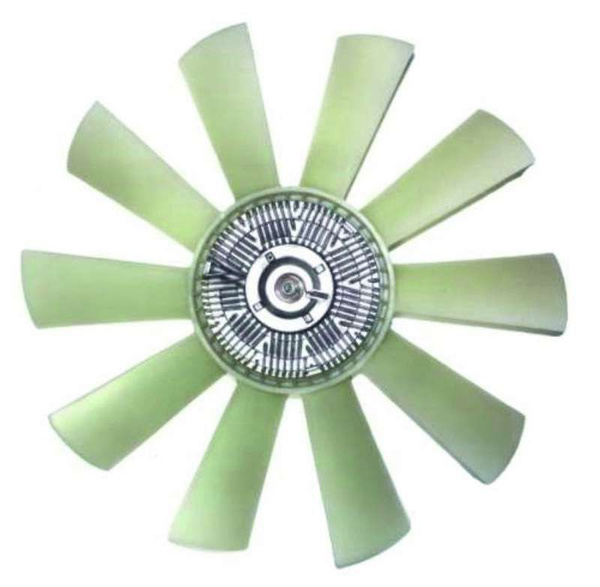 Вентилятор охлаждения с муфтой КамАЗ,ПАЗ дв. Cummins 3,8 (10лопастей) 020003344 "PRAVT"