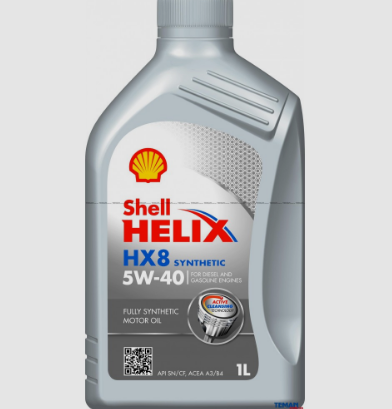 Масло 5W-40 Helix НХ8 synthetic (SN/CF/A3/B4) 1л. "Shell"