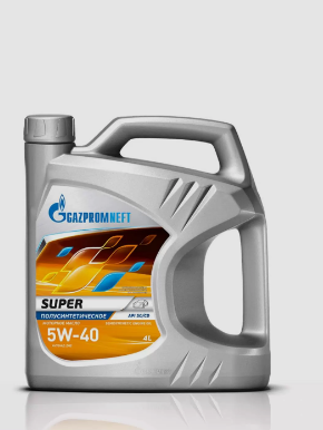 Масло 5W-40 Super (полусинт) 4л. "Газпромнефть"
