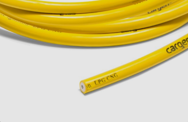 Провод АХ-5821 высоковольтный желтый для ГБО 1м."Cargen"