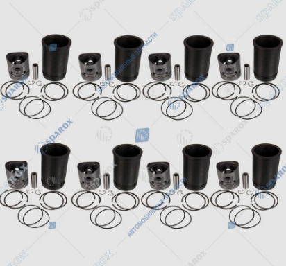 Поршнекомплект. 375-1000108  Эксперт "Кострома" 