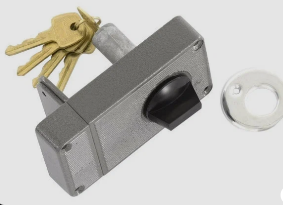 Замок накладной ЗН-5 цилиндровый Сибртех 91671