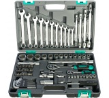 Набор инструментов 1/2",1/4", CrV, 88 предм. Stels  14109