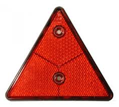 Отражатель-треугольник красный  "Руденск" 3232.3731