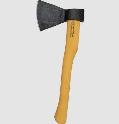 Топор кованный в сб.1900/2100 г, дерев.топорище 500мм."Мясоруб" г.Вача 21657