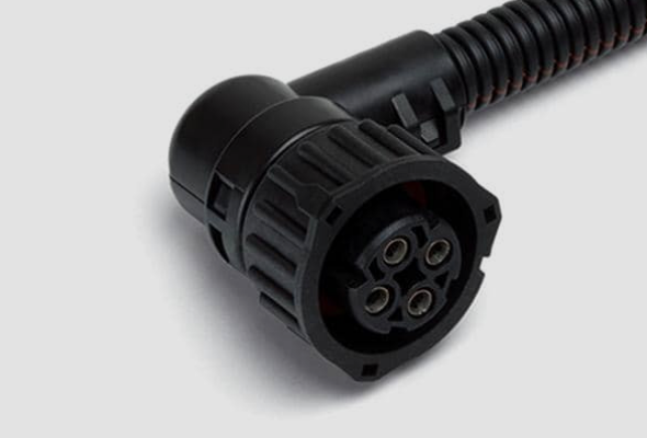 Разъём АХ-5231 байонет СЦБ-4Р угловой 4-х конт. "Cargen"