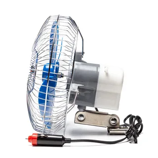 Вентилятор автомобильный салонный 24в/V8, 203/215мм прищепка с регул.скорости "АвтоЭлектрика"