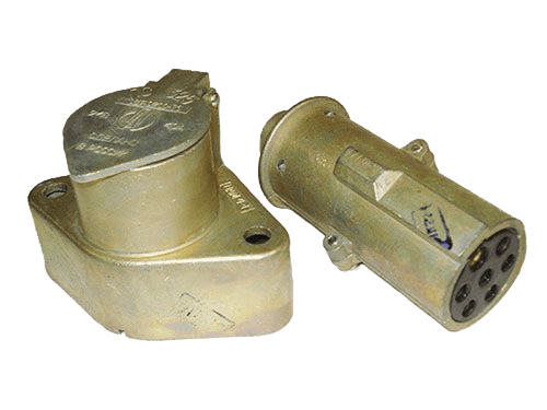 Разъём электрич.ПС-325 в сб.(вилка+розетка) "АвтоЭлектрика"