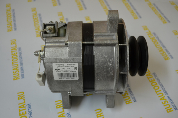 Генератор ГАЗ 3309  ГГ273.В1-3.03 двиг.Д245.7Е3 28В,45А,1250Вт. "Гродно" 