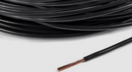 Провод автомобильный ПВАМ 1,0кв.мм черный 5м, АХ-3522 "Cargen"