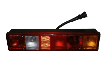 Фонарь зад.КамАЗ ЕВРО узкий 24В вилка СЦАЗ "Руденск" 112.02.16