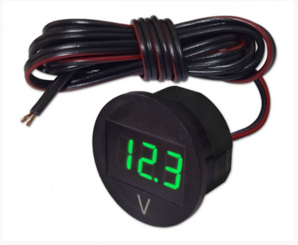 Индикатор напряжения ИН5-З-04 зеленое свечение "Энергомаш"