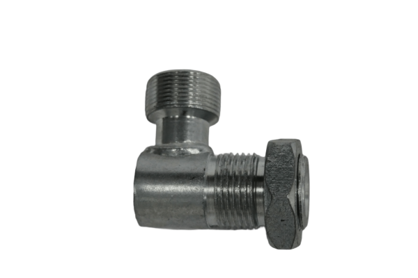 Штуцер соед.S-32 уголок (с контрогайкой) ГЦ-125 К-700   М27*1,5/М27*1,5  