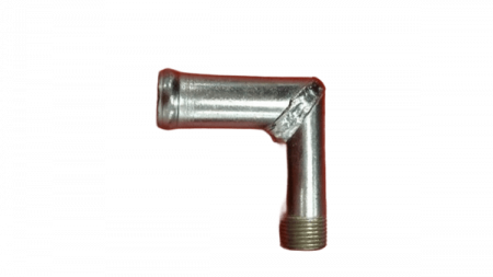 Переходник отопителя угольник D-16 с резьбой металлический 16х16-укр "Н.Н."