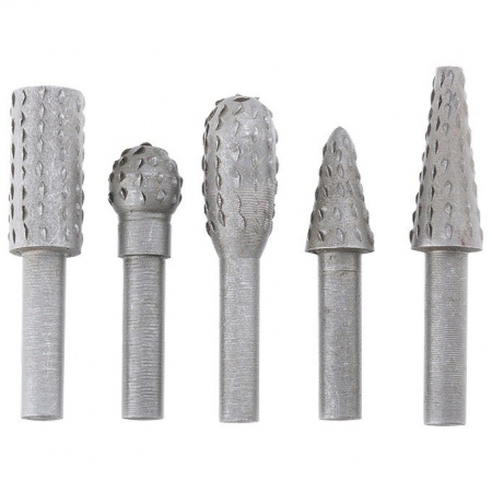 Набор шарошек по дереву 5шт.  70499