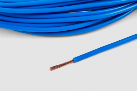 Провод автомобильный ПВАМ 1,0кв.мм голубой 5м, АХ-3524 "Cargen"