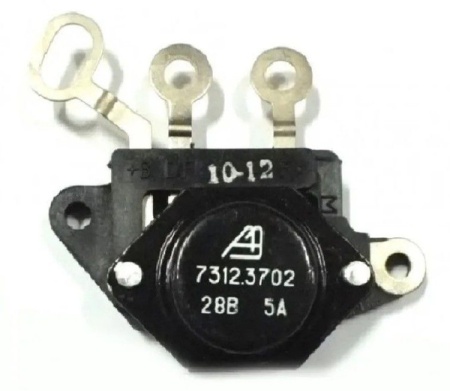 Регулятор напряж.трактора,комбаин,КамАЗ 7312.3702 (ген.Г1000,Г99,4001) 24в "РелКом"