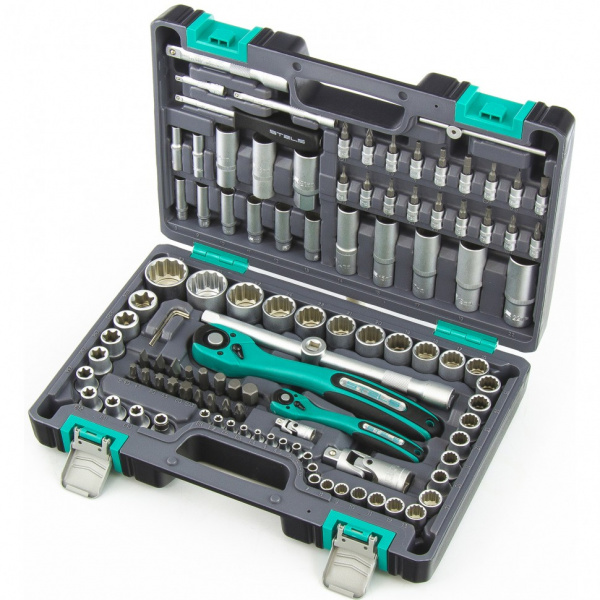 Набор инструментов 109 предметов 12 гранные головки  Stels 14122