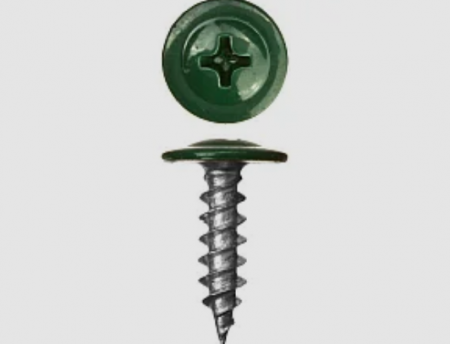 Саморезы ЗУБР с прессшайб.по мет.до 0,9мм,РН2  4,2х32мм 