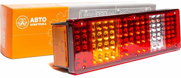 Фонарь зад.светодиод.7472.3716-04 МАЗ 24в байонетный разъем по центру. лев. "АвтоЭлектрика"