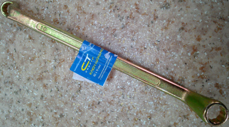 Ключ накидной 10 х 11 мм, цинк Сибртех 14616