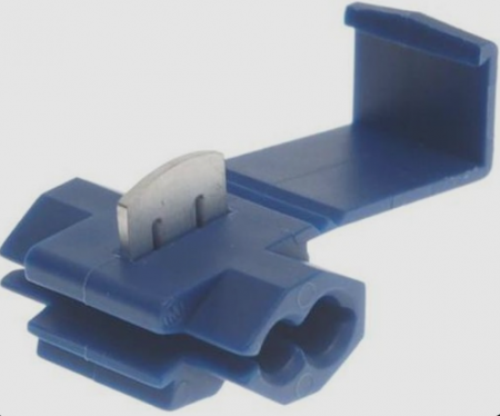 Зажим для врезки в провод (гильотина синий) 1,00-2,5мм2 АХ-703"Cargen"