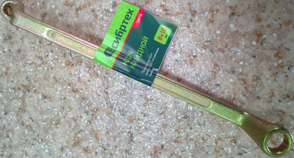 Ключ накидной  8 х 10 мм,  цинк Сибртех 14614