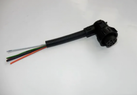 Разъём АХ-5033 байонет СЦБ-7В угловой для фар КамАЗ,МАЗ,ЗиЛ,ПАЗ и др. "Cargen"