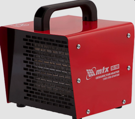 Тепловая пушка керамич.SHCL-2000 квадратная,230в,125м3/ч 1/2кВт  MTX 96402