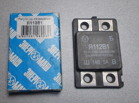 Регулятор напряж.ВАЗ 2107 Я112В1 14,1v   "Энергомаш"