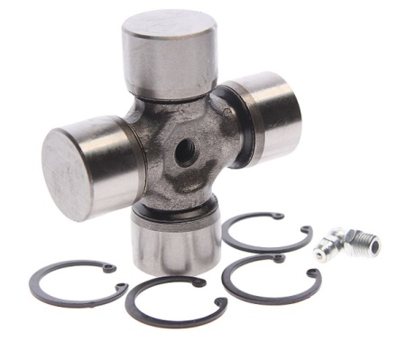 Крестовина кард. вала 469-2201025-15 с масленкой и ст. кольцами для верх. фиксации 29*76мм "УАЗ"