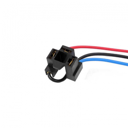 Разъём АХ-338 лампы Н4 с 3 проводами по 0,75мм "Cargen"