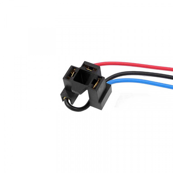 Разъём АХ-338 лампы Н4 с 3 проводами по 0,75мм "Cargen"