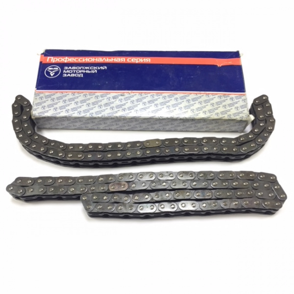 Цепи комплект 72 и 92 двурядные 409-1000118 "ЗМЗ"