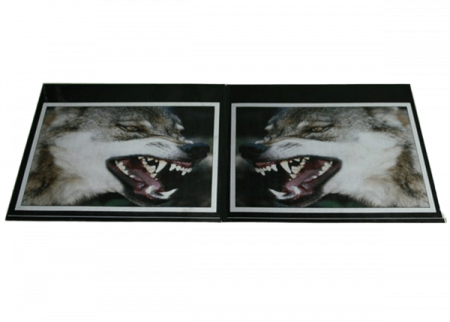 Брызговик задн.  ГАЗель  (320*400) ВОЛКИ, к-т 2шт.  RGBR001 "Волгоград"