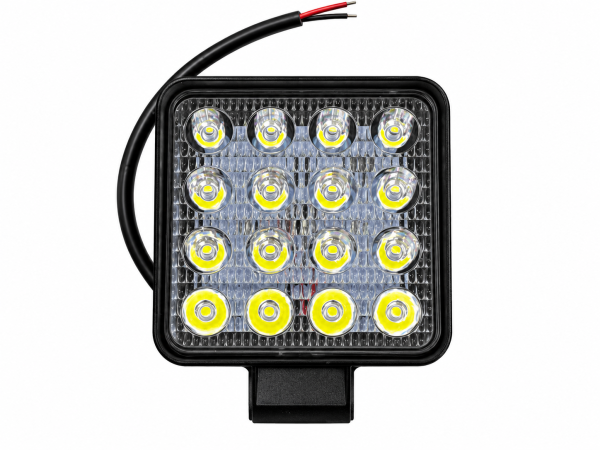 Фара п/туман.светодиод. AE48S-16LED-28НС квадр. 16 диодов 48W 12/24V "АвтоЭлектрика"